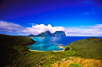 SC134 View from the summit of Mt Eliza, Lord Howe Island NSW